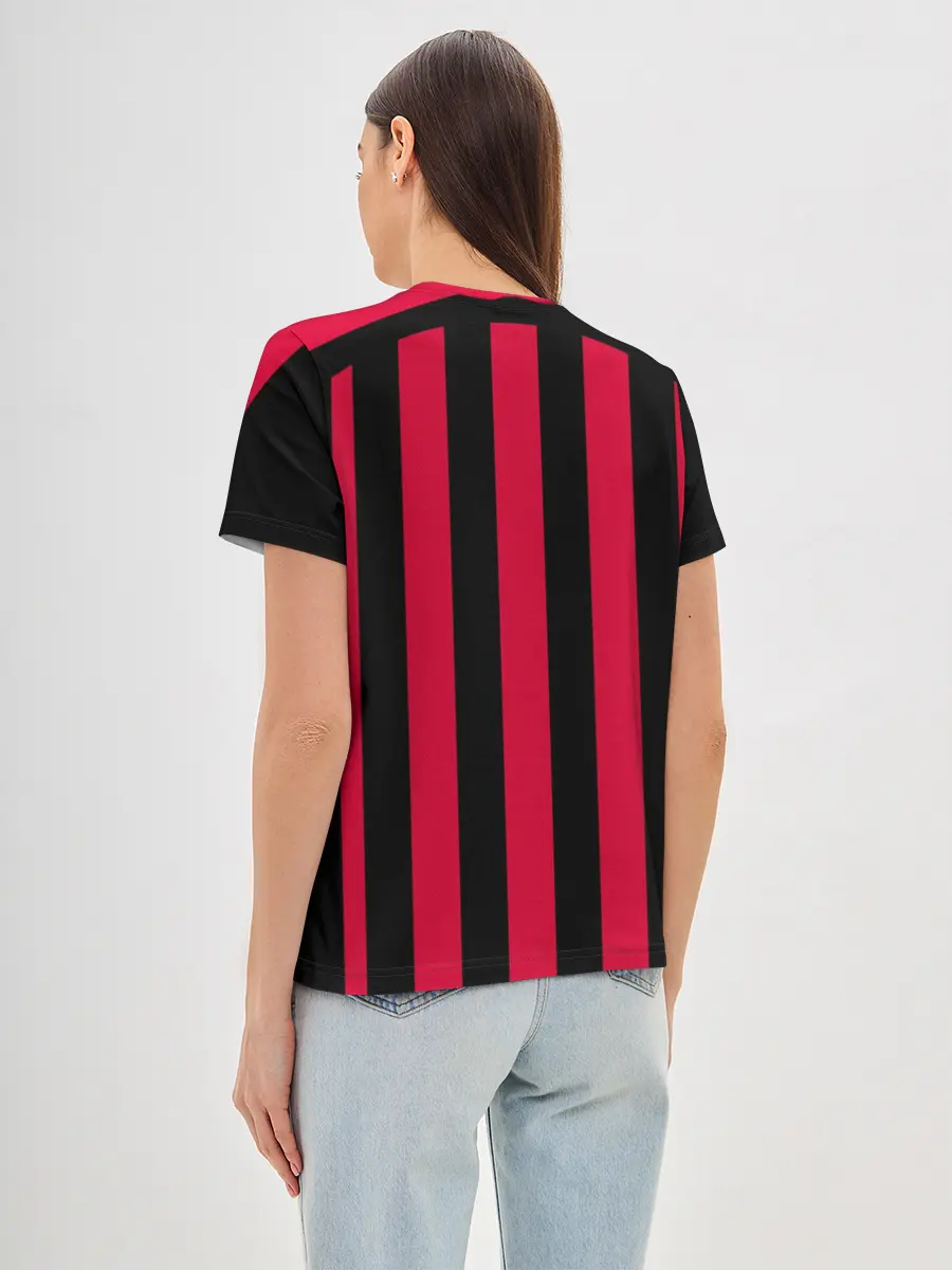 Женская базовая футболка / Milan home 18-19
