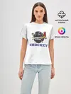 Женская базовая футболка / Хоккей