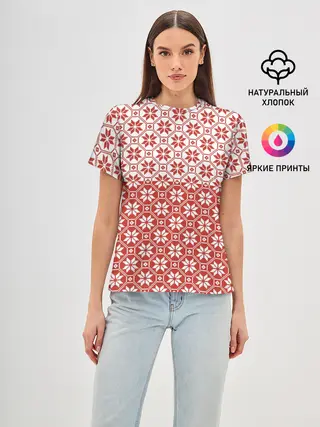 Женская базовая футболка / Алатырь