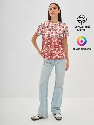 Женская базовая футболка / Алатырь