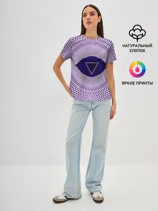 Женская базовая футболка / Чакра