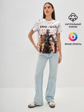Женская базовая футболка / GOD OF WAR