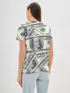 Женская базовая футболка / Доллары