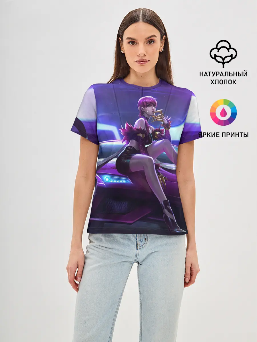 Женская базовая футболка / KDA Evelyn