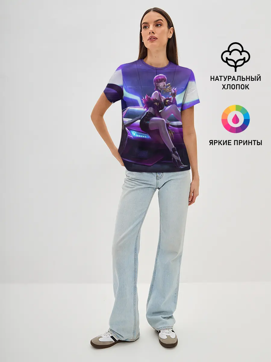 Женская базовая футболка / KDA Evelyn