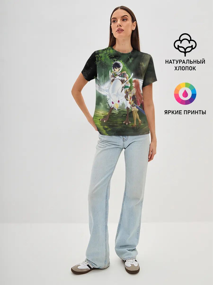 Женская базовая футболка / The Rising of the Shield Hero