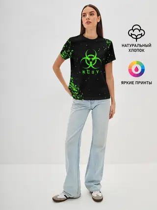 Женская базовая футболка / nCoV | КОРОНАВИРУС