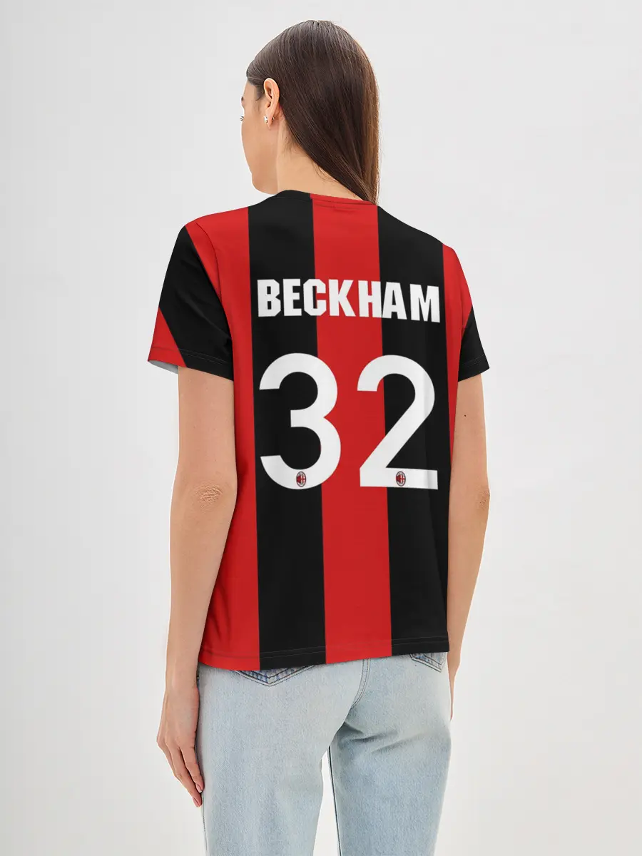 Женская базовая футболка / Форма Милан Бекхэм