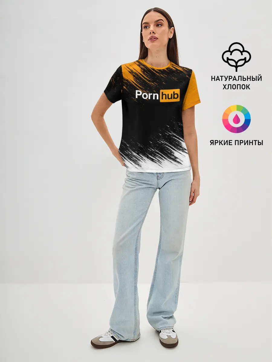 Женская базовая футболка / Порно