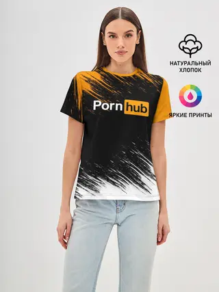 Женская базовая футболка / Порно