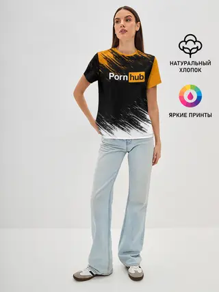 Женская базовая футболка / Порно