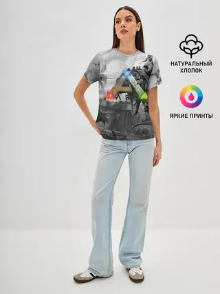 Женская базовая футболка / Ark Survival Evolved