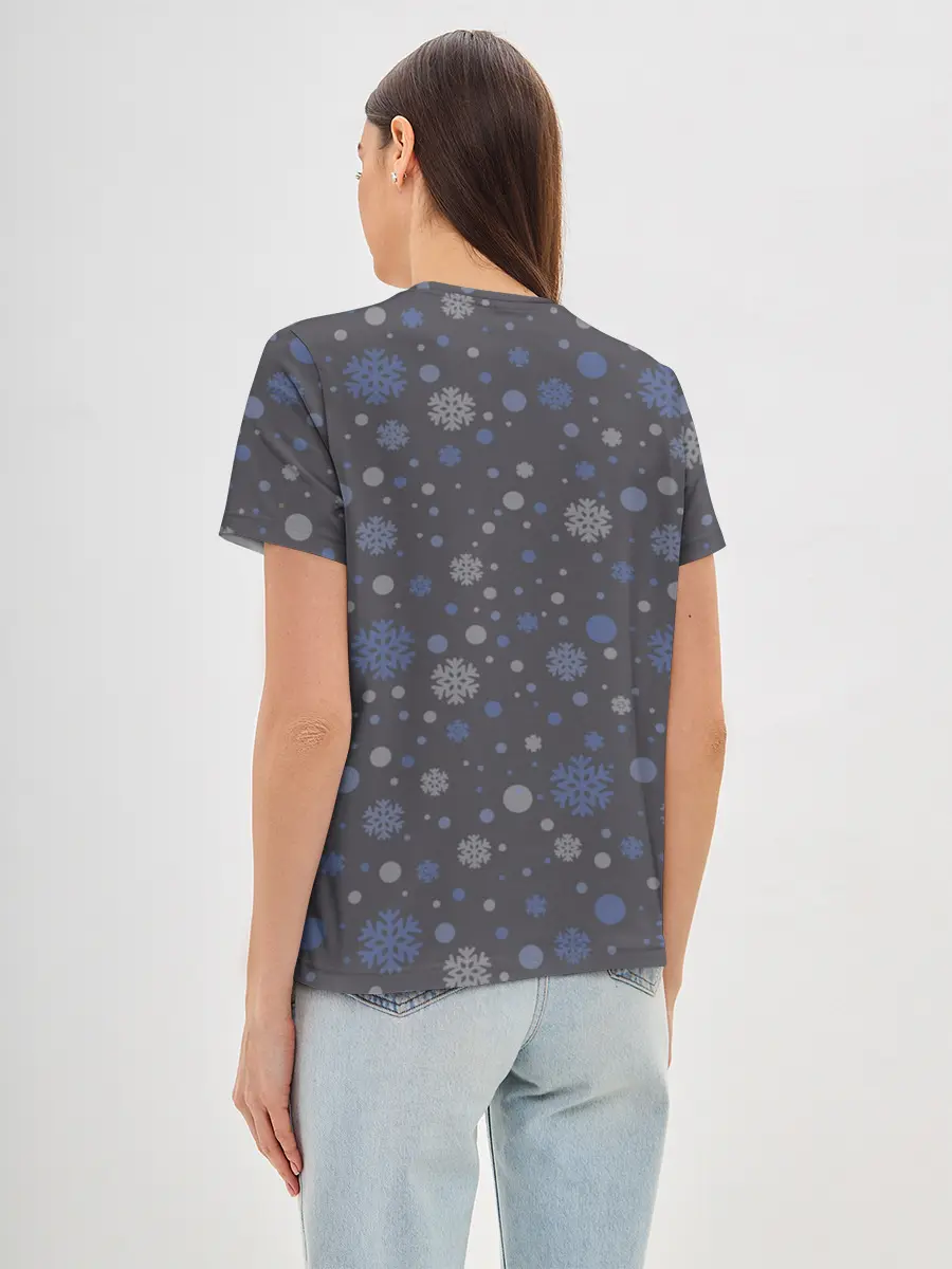 Женская базовая футболка / Лебовски Санта