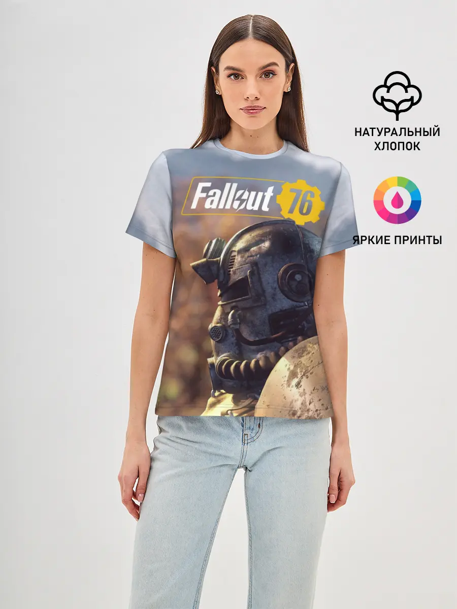 Женская базовая футболка / Fallout 76