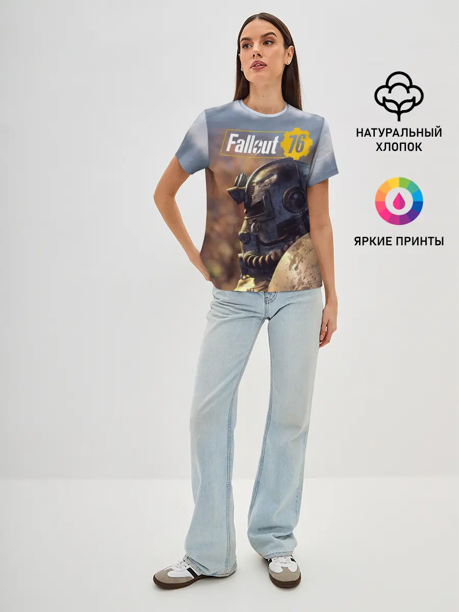 Женская базовая футболка / Fallout 76