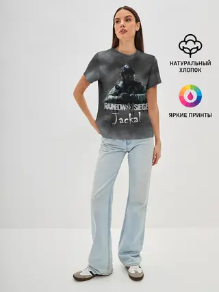 Женская базовая футболка / Jackal : Rainbow Six