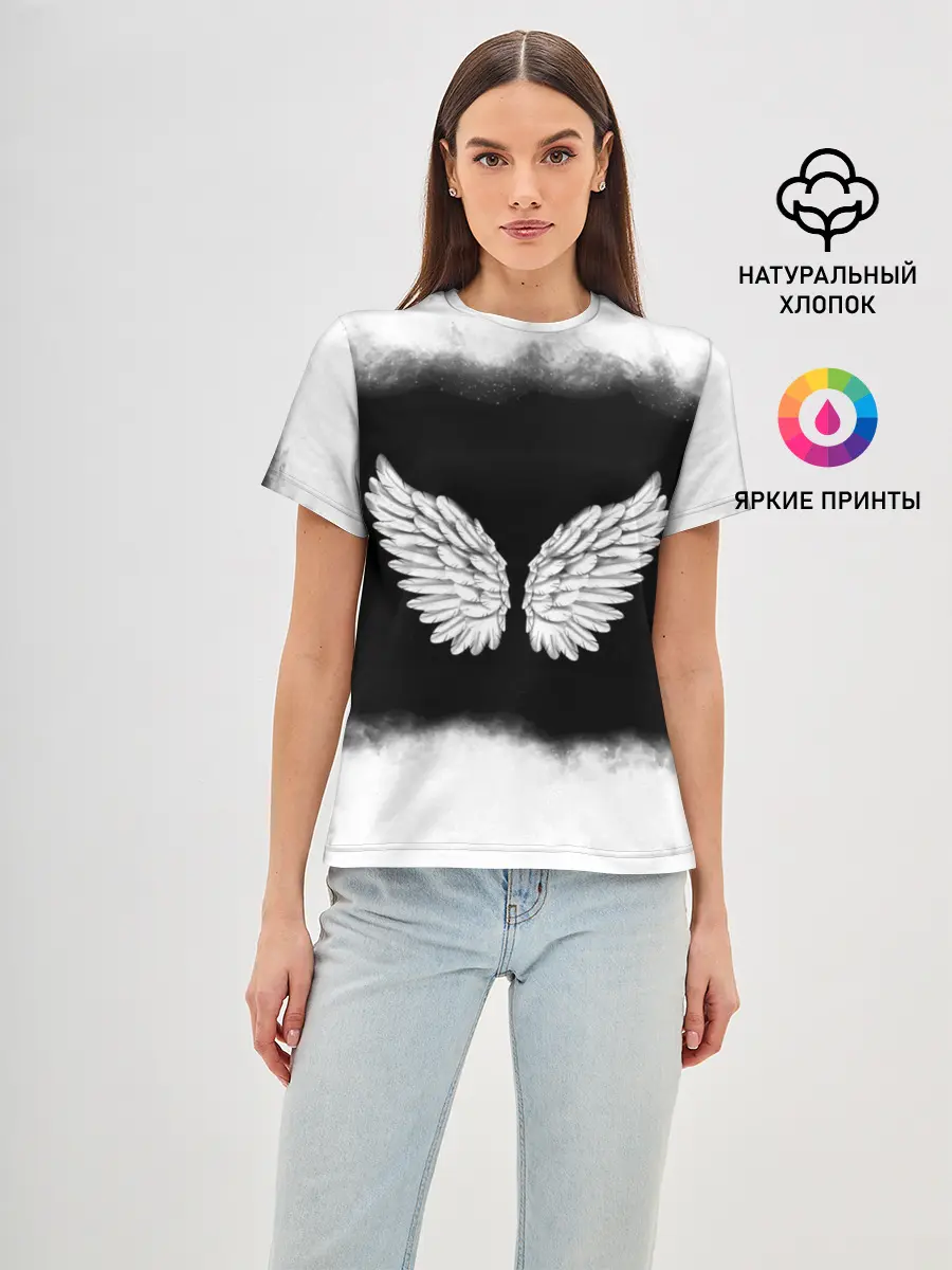 Женская базовая футболка / Im an angel