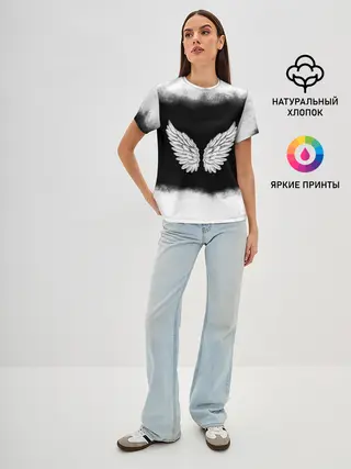 Женская базовая футболка / Im an angel