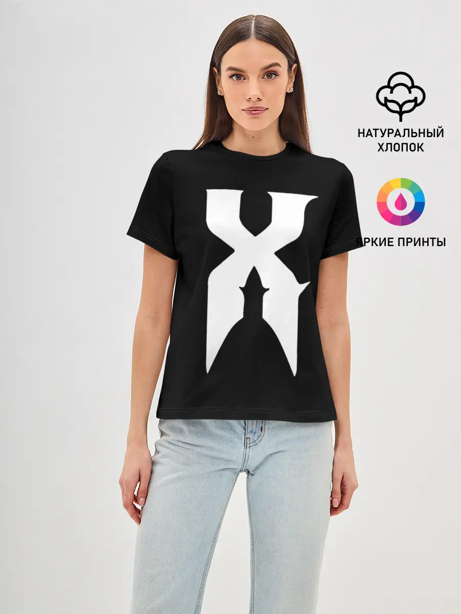 Женская базовая футболка / X