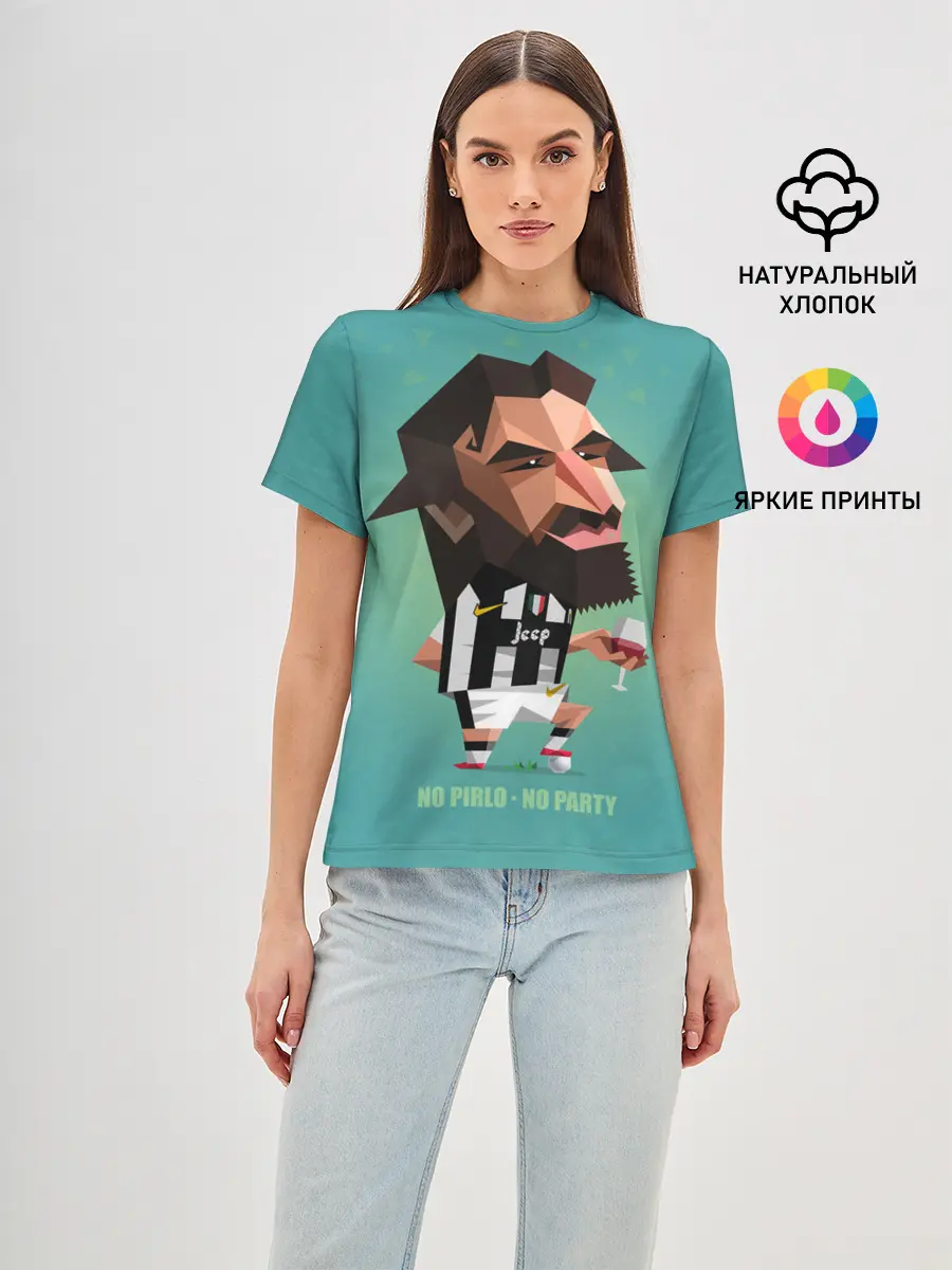 Женская базовая футболка / Андреа Пирло