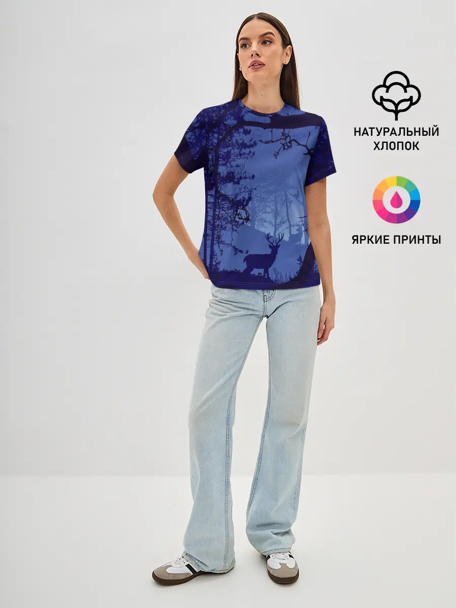 Женская базовая футболка / ЛЕС