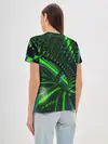 Женская базовая футболка / DIGITAL NEON GREEN
