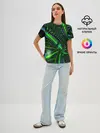 Женская базовая футболка / DIGITAL NEON GREEN