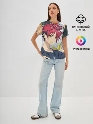 Женская базовая футболка / Кулинарные поединки Сомы