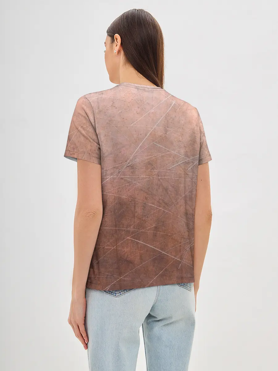 Женская базовая футболка / ЛАТУНЬ