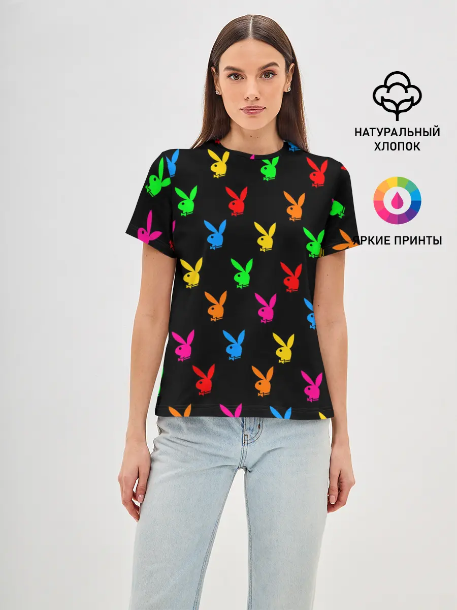 Женская базовая футболка / PLAYBOY | ПЛЕЙБОЙ