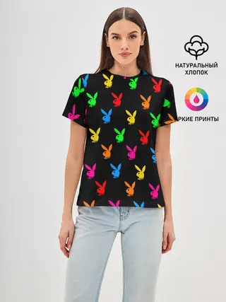 Женская базовая футболка / PLAYBOY | ПЛЕЙБОЙ