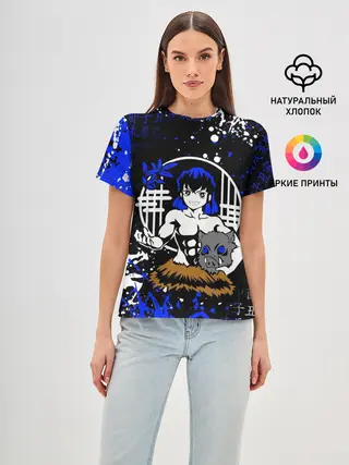 Женская базовая футболка / ИНОСКЕ ХАШИБИРА