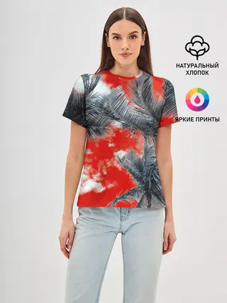 Женская базовая футболка / Tropics Inverted