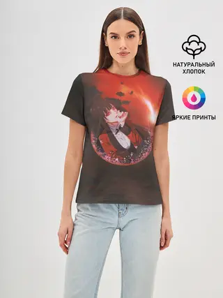 Женская базовая футболка / Kakegurui Yumeko Jabami art