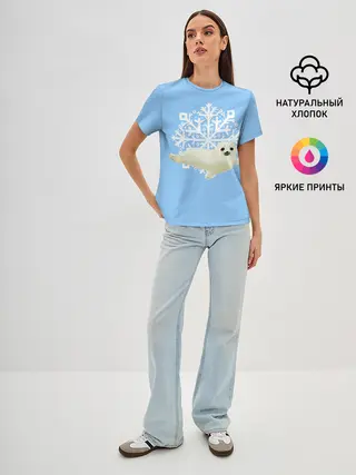 Женская базовая футболка / Беляк