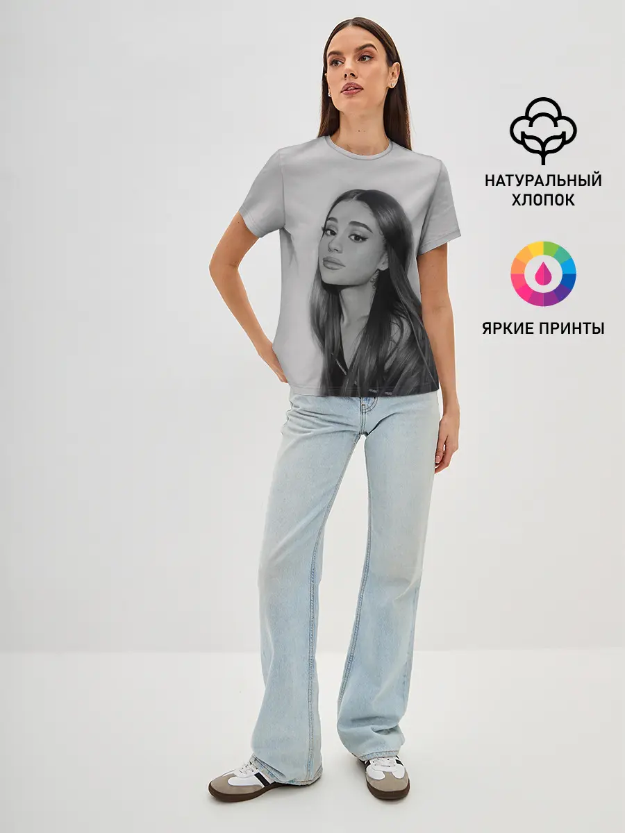 Женская базовая футболка / Ariana Grande