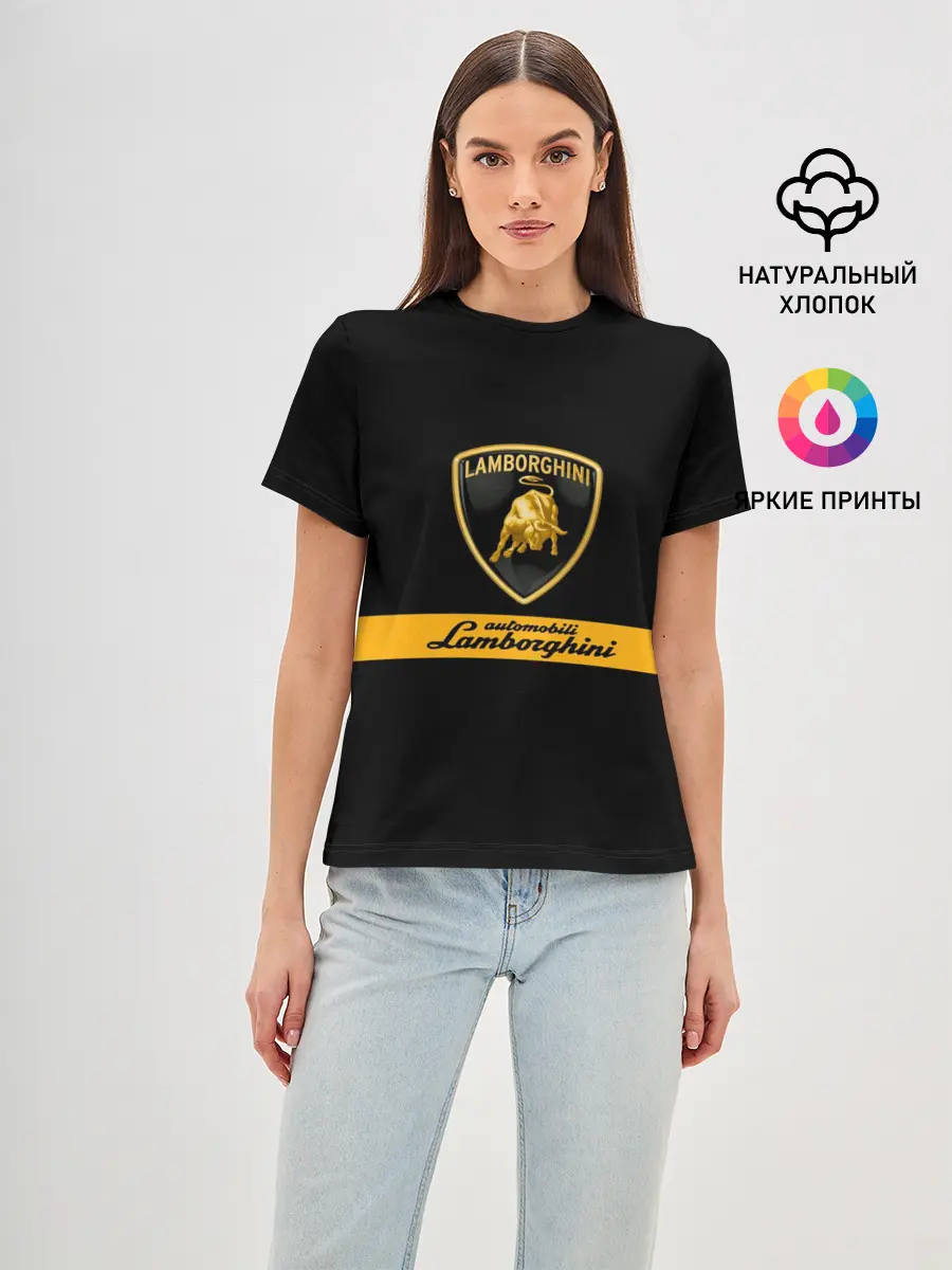Женская базовая футболка / Lamborghini Automobili S.p.A.