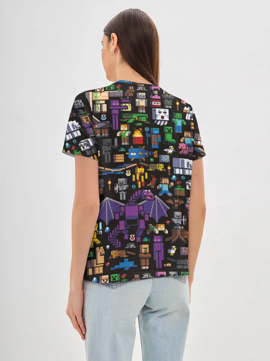 Женская базовая футболка / MINECRAFT | МАЙНКРАФТ