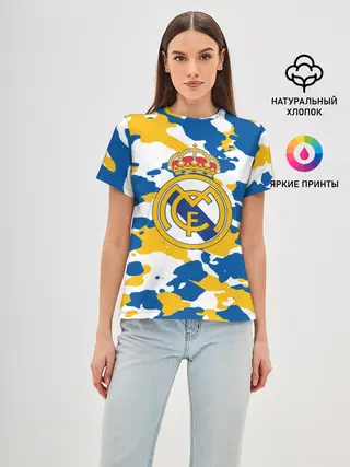 Женская базовая футболка / Real Madrid