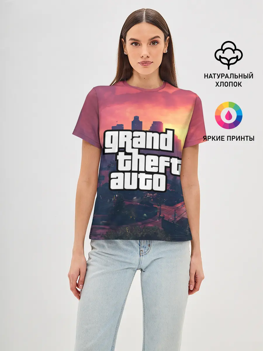 Женская базовая футболка / Los Santos | GTA