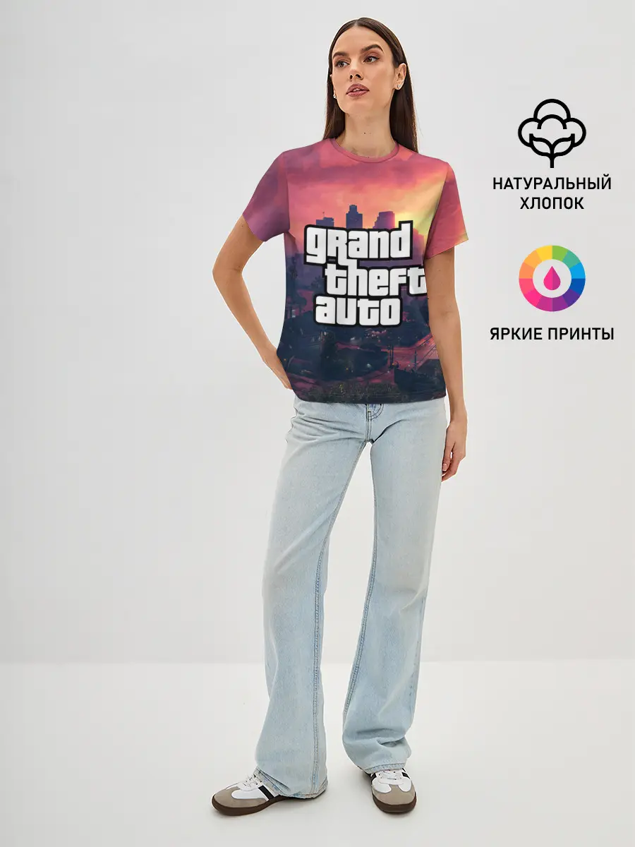 Женская базовая футболка / Los Santos | GTA