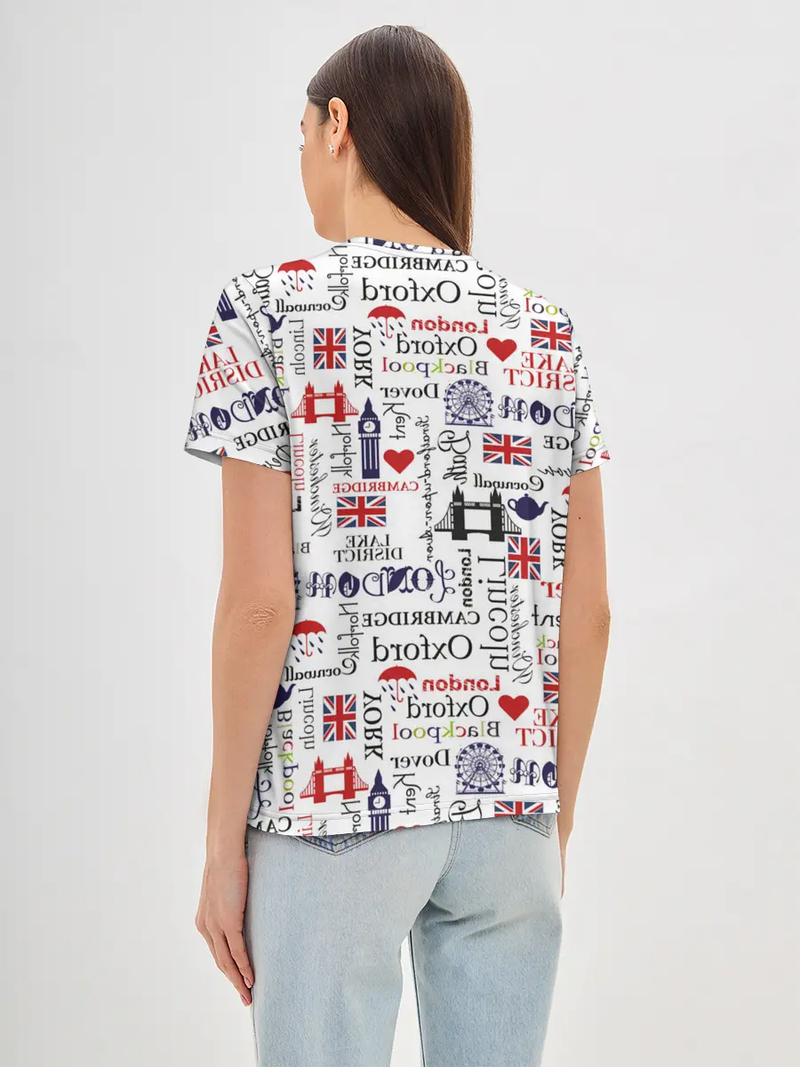 Женская базовая футболка / Лондон