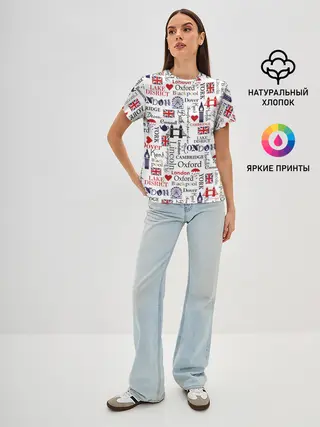 Женская базовая футболка / Лондон
