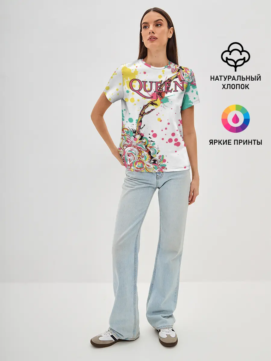 Женская базовая футболка / Queen