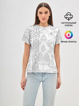 Женская базовая футболка / Qazaqstan