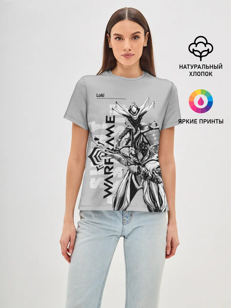 Женская базовая футболка / loki