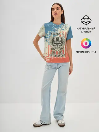 Женская базовая футболка / Authentic Motorcycle