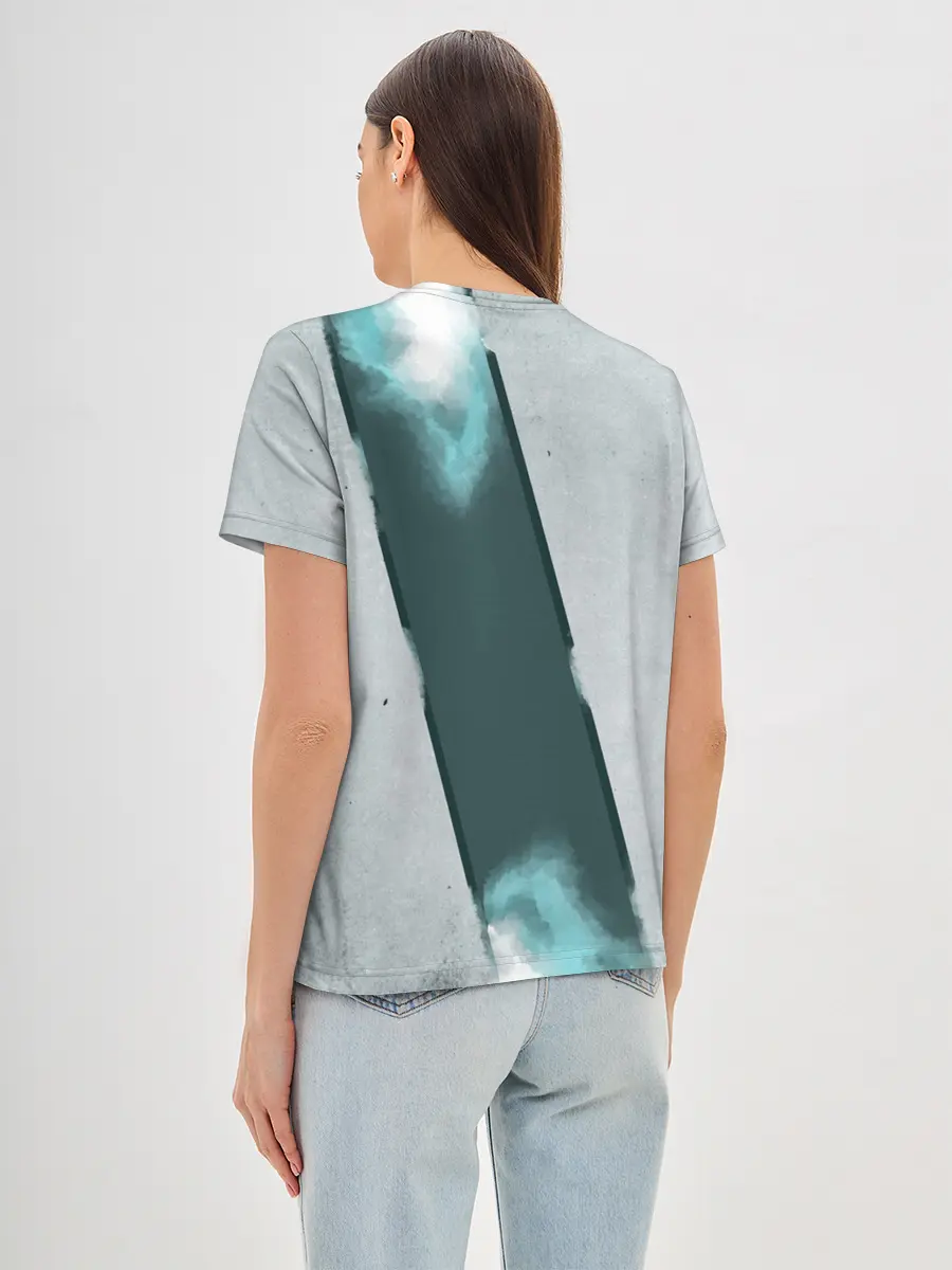 Женская базовая футболка / Фехтовальщик