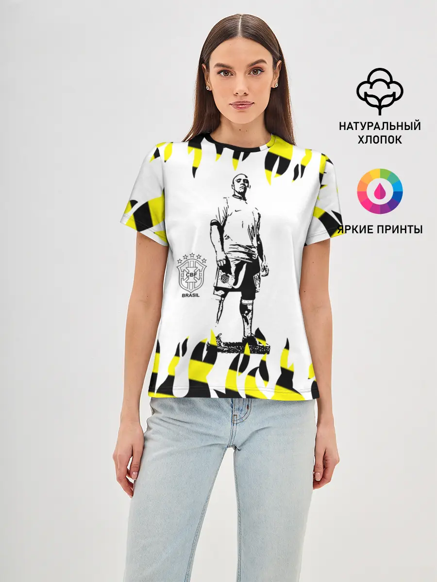 Женская базовая футболка / Роберто Карлос