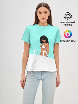 Женская базовая футболка / Кэнди Сакс | GTA